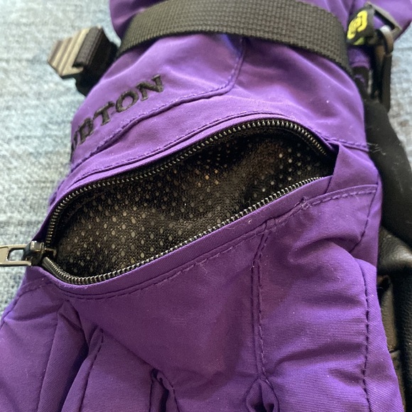 Burton kids Vent Glove Parachute Purple, M - Picture 2 of 8